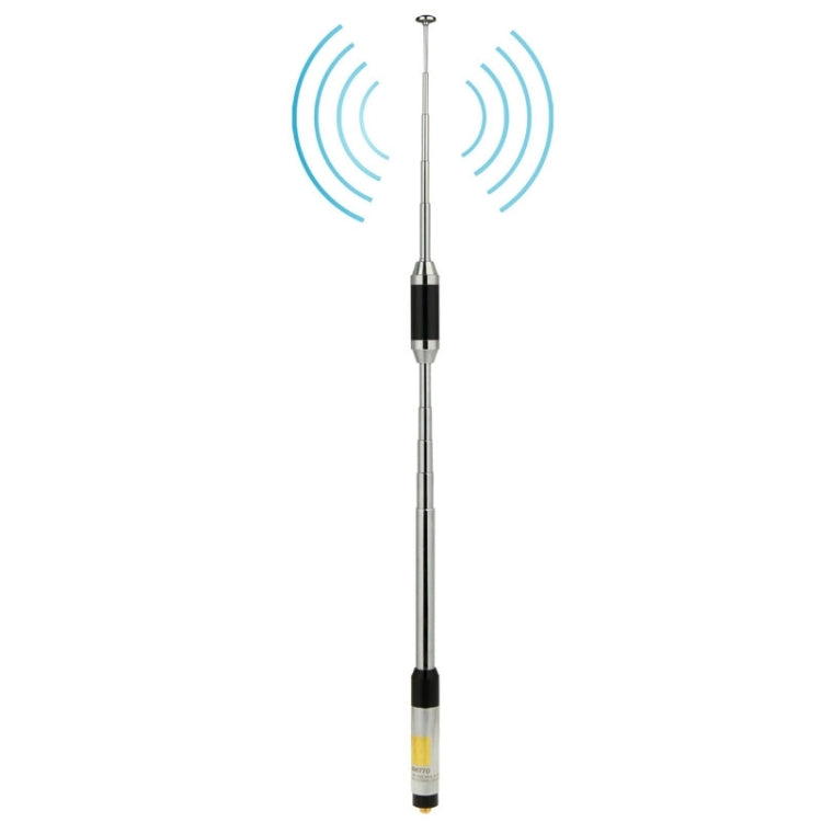 RH770 Dual Band 144/430MHz High Gain SMA-F Telescopic Handheld Radio Antenna for Walkie Talkie, Antenna Length: 93cm - Antenna by buy2fix | Online Shopping UK | buy2fix