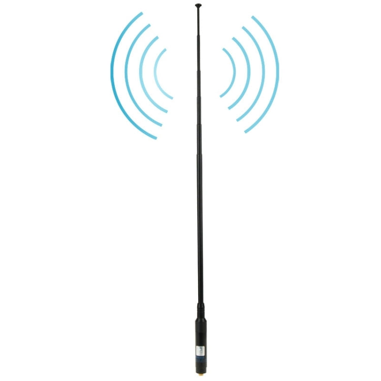 RH660S Dual Band 144/430MHz High Gain SMA-F Telescopic Handheld Radio Antenna for Walkie Talkie, Antenna Length: 108.5cm - Antenna by buy2fix | Online Shopping UK | buy2fix