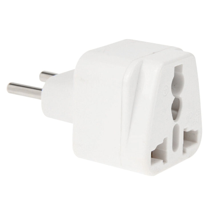 EU Plug Adapter Power Socket Travel Converter(White) - Plug Adaptor by buy2fix | Online Shopping UK | buy2fix