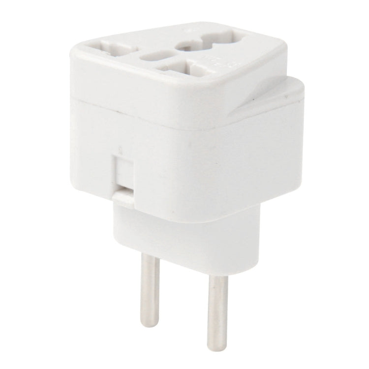 EU Plug Adapter Power Socket Travel Converter(White) - Plug Adaptor by buy2fix | Online Shopping UK | buy2fix