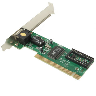 10/100M PCI Ethernet LAN Adapter Network Card RJ45, Chipset: 8139C(Green) - Add-on Cards by buy2fix | Online Shopping UK | buy2fix