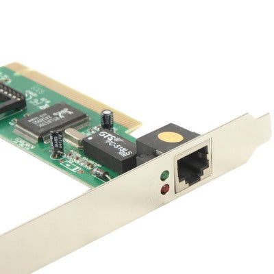 10/100M PCI Ethernet LAN Adapter Network Card RJ45, Chipset: 8139C(Green) - Add-on Cards by buy2fix | Online Shopping UK | buy2fix