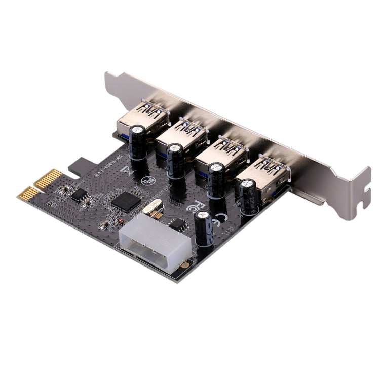 USB 3.0 4 ports PCI-E Express Controller Card 5Gbps - Add-on Cards by buy2fix | Online Shopping UK | buy2fix