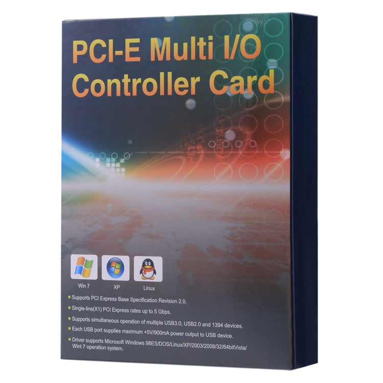 USB 3.0 4 ports PCI-E Express Controller Card 5Gbps - Add-on Cards by buy2fix | Online Shopping UK | buy2fix