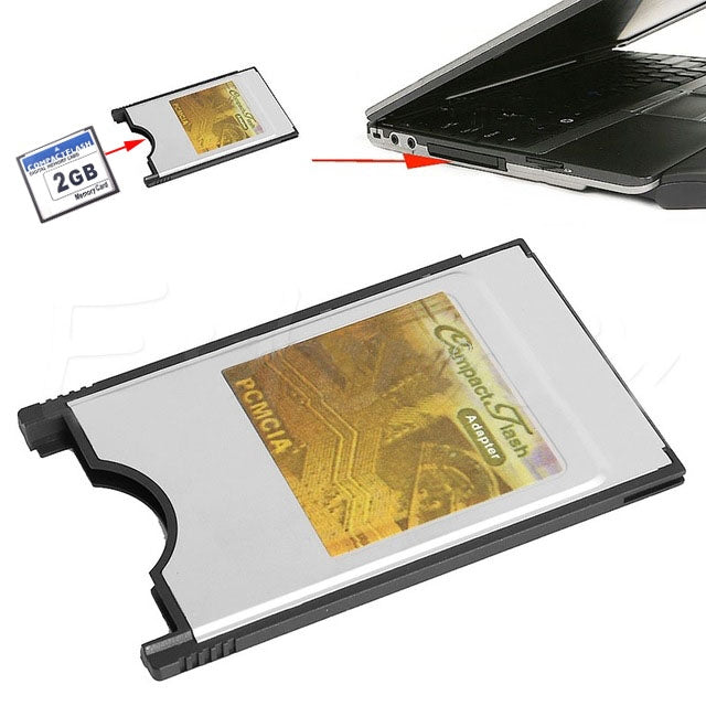 Compact Flash CF to PC Card PCMCIA Adapter Card Reader - Add-on Cards by buy2fix | Online Shopping UK | buy2fix