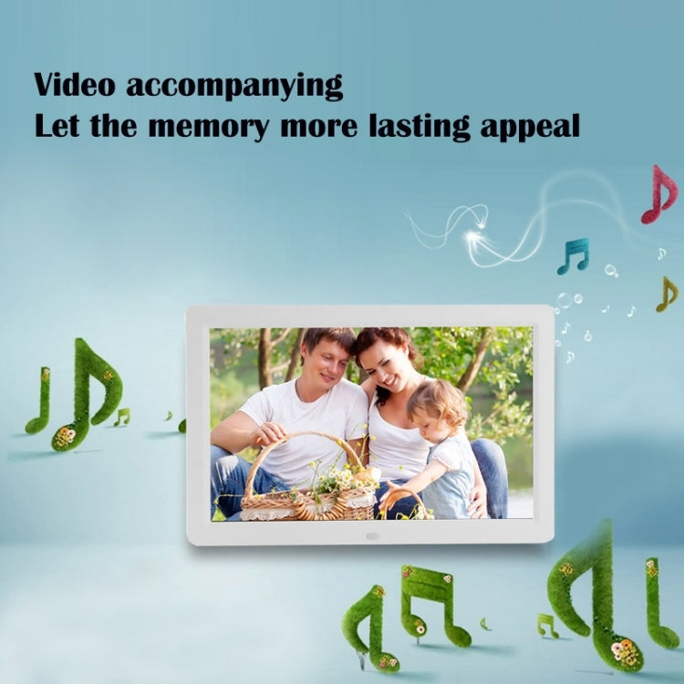 12 inch LED Display Multi-media Digital Photo Frame with Holder & Music & Movie Player, Support USB / SD / Micro SD / MMC / MS / XD Card Input(Black) by buy2fix