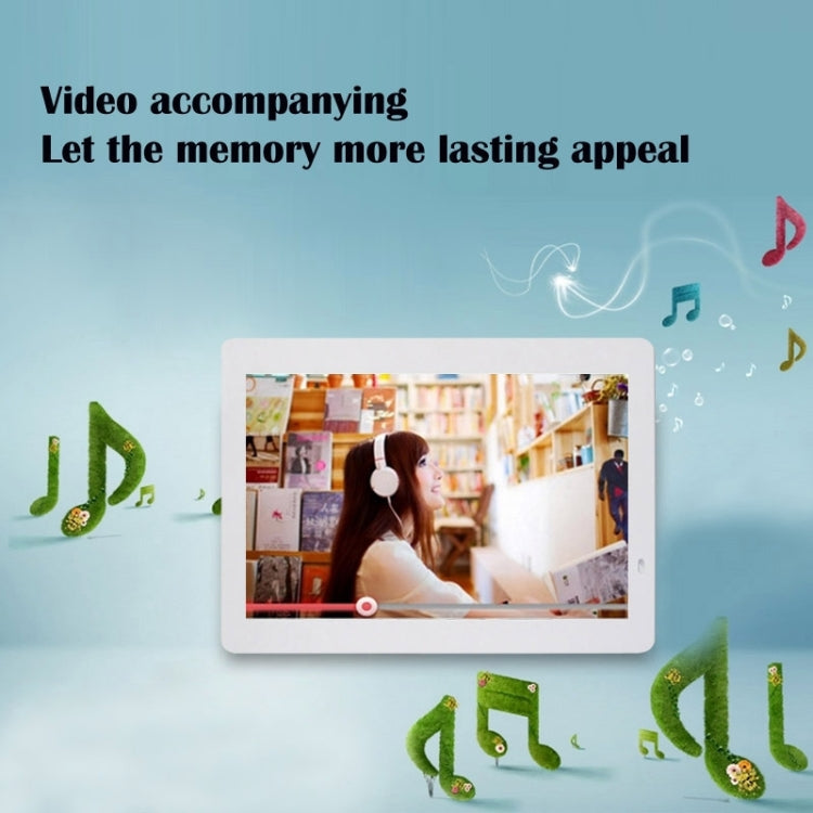 14 inch LED Display Multi-media Digital Photo Frame with Holder & Music & Movie Player, Support USB / SD / MS / MMC Card Input by buy2fix