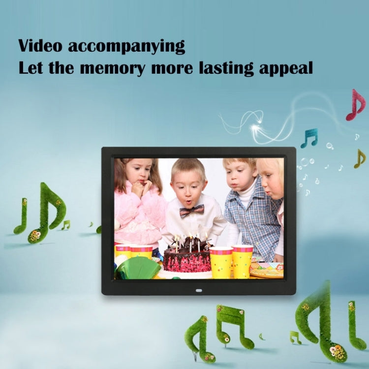 14 inch LED Display Multi-media Digital Photo Frame with Holder & Music & Movie Player, Support USB / SD / MS / MMC Card Input(White) by buy2fix