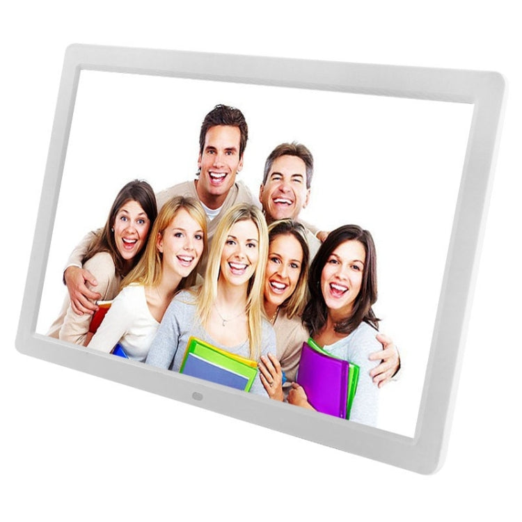 17 inch HD 1080P LED Display Multi-media Digital Photo Frame with Holder & Music & Movie Player, Support USB / SD / MS / MMC Card Input(White) - 15 inch Above by buy2fix | Online Shopping UK | buy2fix
