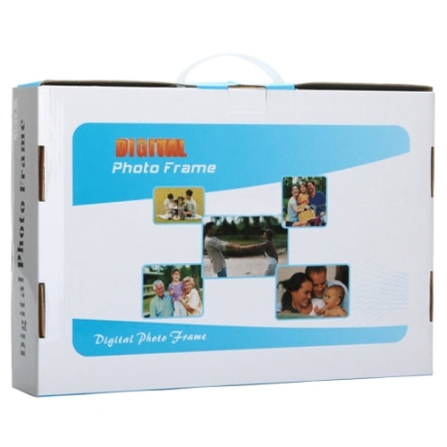 17 inch HD 1080P LED Display Multi-media Digital Photo Frame with Holder & Music & Movie Player, Support USB / SD / MS / MMC Card Input(White) - 15 inch Above by buy2fix | Online Shopping UK | buy2fix