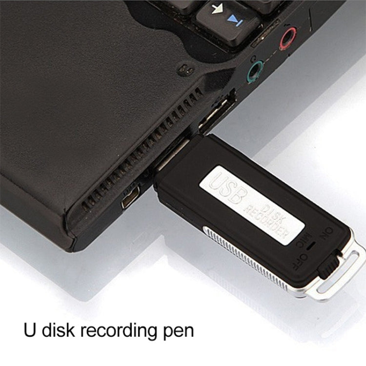 Mini Interview Recorder / USB Flash Drive , Built in 4GB Memory(Black) - U-Disk Recorder by buy2fix | Online Shopping UK | buy2fix