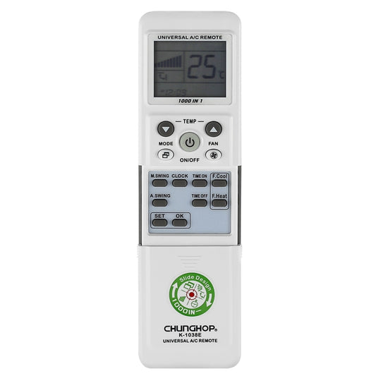 Chunghop Universal A/C Remote Control (K-1038E) - Air-Conditioner by CHUNGHOP | Online Shopping UK | buy2fix