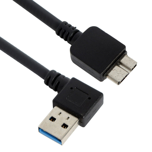 USB 3.0 Male to Micro USB 3.0 Male Adapter Cable, Right Bend, Length: 12cm by buy2fix