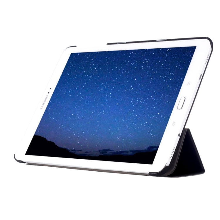 Custer Texture Horizontal Flip Leather Case with 3-folding Holder for Galaxy Tab S2 9.7 / T815(Black) by buy2fix