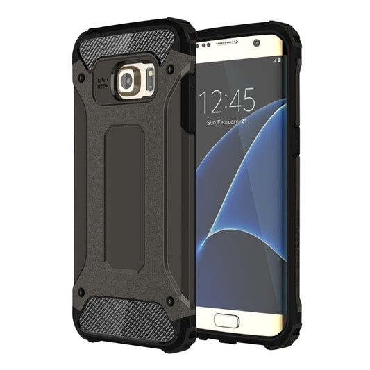 For Galaxy S7 Edge / G935 Tough Armor TPU + PC Combination Case (Black) by buy2fix