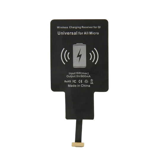 Wireless Charging Receiver For QI, Universal for All Micro(Black) by buy2fix