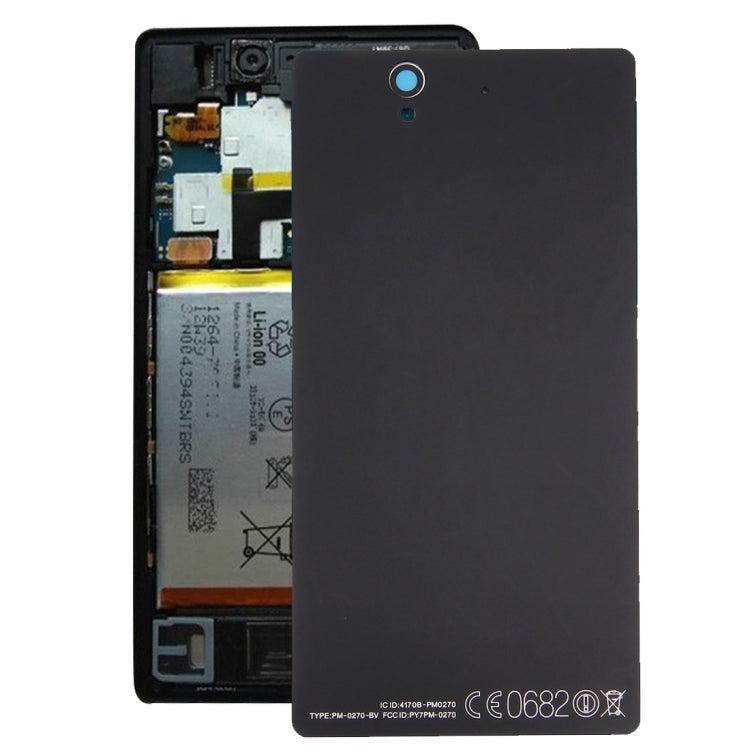 Aluminium Battery Back Cover for Sony Xperia Z / L36h(Black) - Back Cover by buy2fix | Online Shopping UK | buy2fix