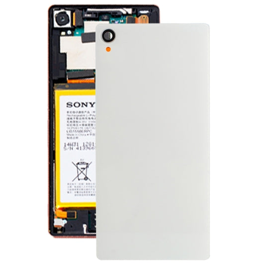 Original Glass Housing Back Cover for Sony Xperia Z3 / D6653(White) by buy2fix