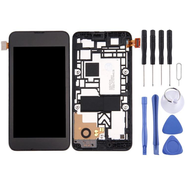 LCD Display + Touch Panel with Frame for Nokia Lumia 530 (Black) - LCD Screen by buy2fix | Online Shopping UK | buy2fix
