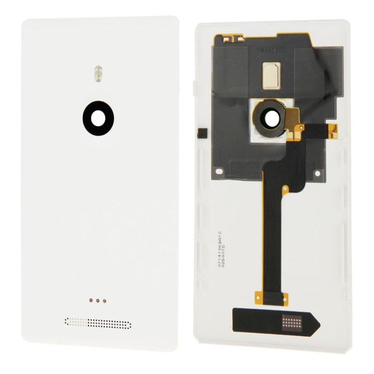 Housing Battery Back Cover With Flex Cable for Nokia Lumia 925(White) - Full Housing Cover by buy2fix | Online Shopping UK | buy2fix