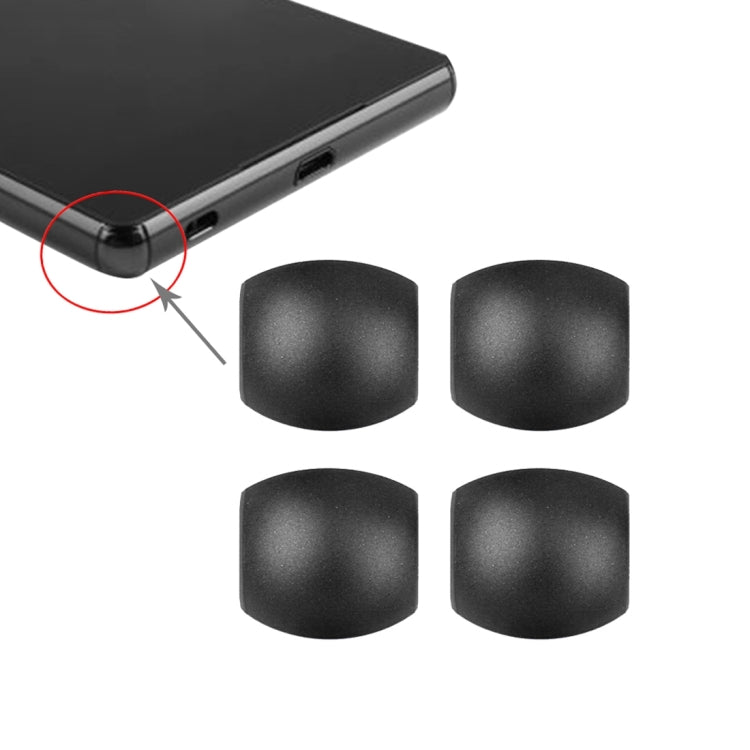 4 PCS Front Bezel Edge for Sony Xperia Z3(Black) by buy2fix