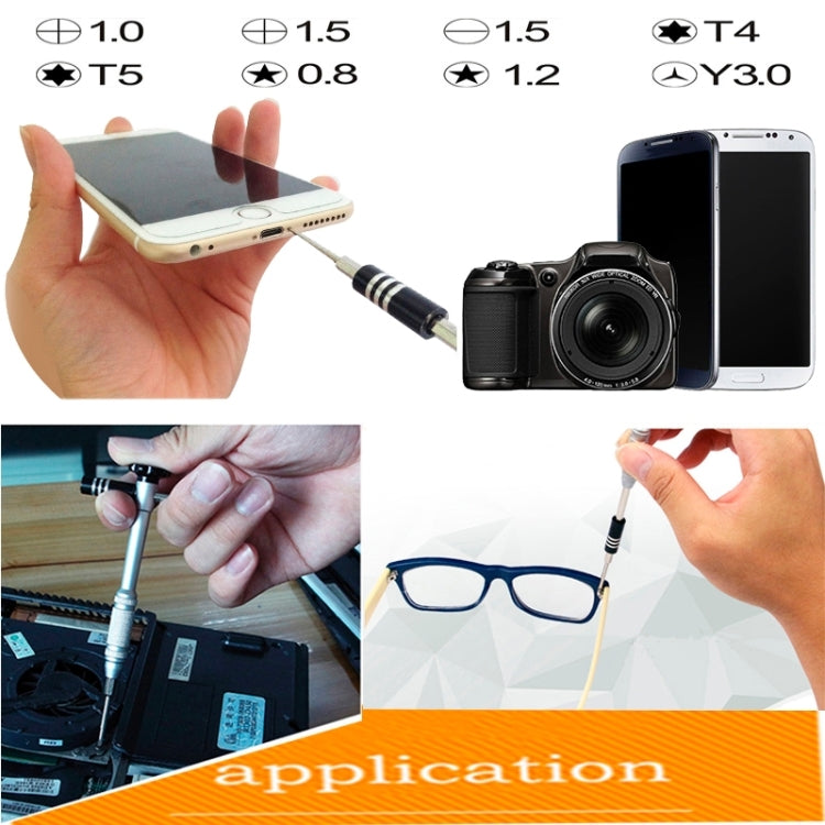 JAKEMY JM-8143 10 in 1 Multifunctional Aluminium Alloy Screwdriver Tools Kit - Tool Kits by JAKEMY | Online Shopping UK | buy2fix