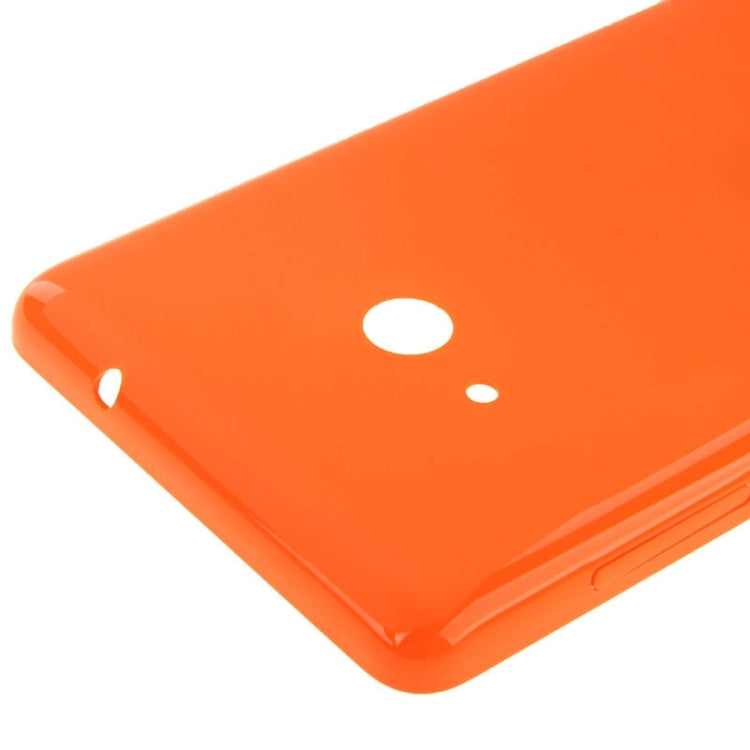 Bright Surface Solid Color Plastic Battery Back Cover for Microsoft Lumia 535(Orange) by buy2fix
