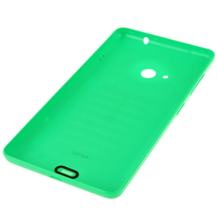 Bright Surface Solid Color Plastic Battery Back Cover for Microsoft Lumia 535(Green) - Back Cover by buy2fix | Online Shopping UK | buy2fix