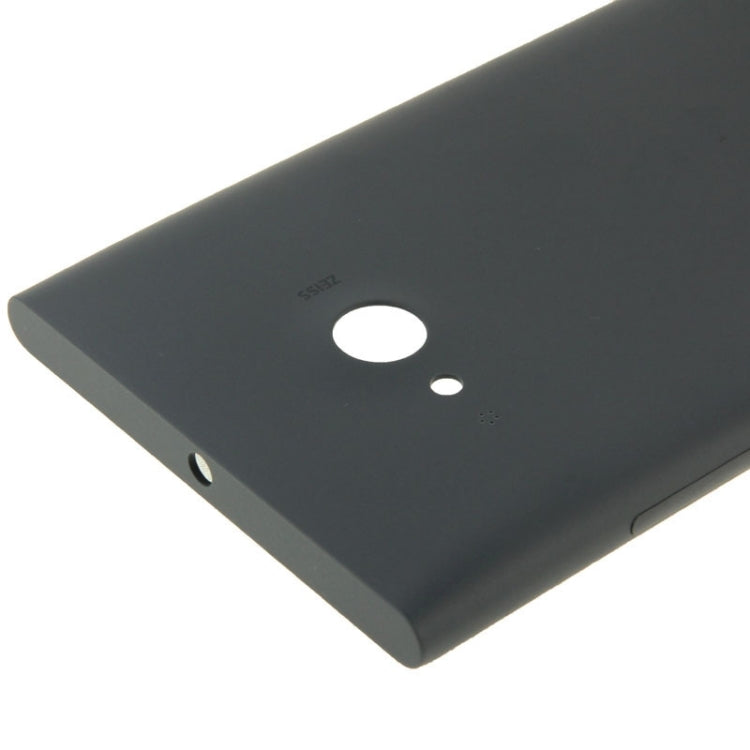 Solid Color Plastic Battery Back Cover for Nokia Lumia 730(Black) by buy2fix