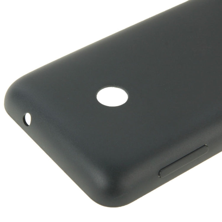Solid Color Plastic Battery Back Cover for Nokia Lumia 530/Rock/M-1018/RM-1020(Black) by buy2fix
