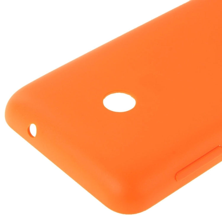 Solid Color Plastic Battery Back Cover for Nokia Lumia 530/Rock/M-1018/RM-1020(Orange) - Back Cover by buy2fix | Online Shopping UK | buy2fix