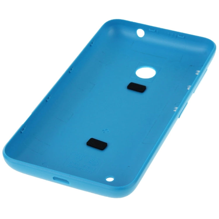 Solid Color Plastic Battery Back Cover for Nokia Lumia 530/Rock/M-1018/RM-1020(Blue) - Back Cover by buy2fix | Online Shopping UK | buy2fix