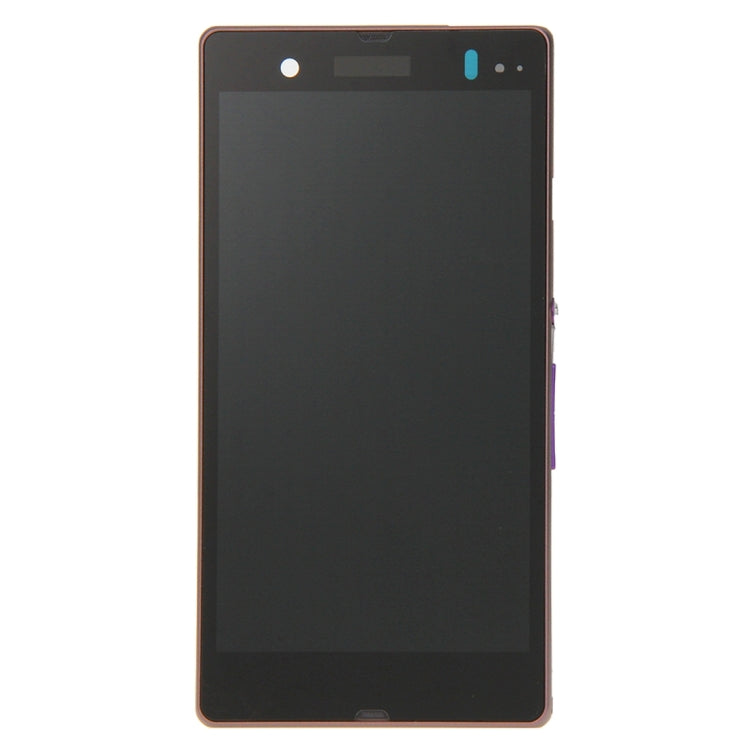 LCD Display + Touch Panel with Frame for Sony Xperia Z / L36H / C6603 / C6602(Purple) - LCD Screen by buy2fix | Online Shopping UK | buy2fix
