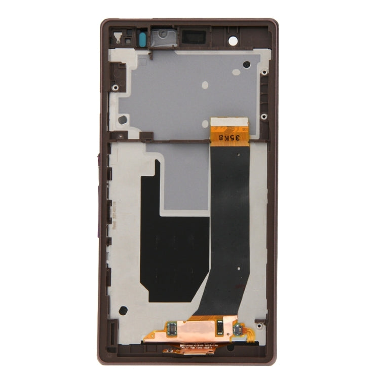 LCD Display + Touch Panel with Frame for Sony Xperia Z / L36H / C6603 / C6602(Purple) - LCD Screen by buy2fix | Online Shopping UK | buy2fix