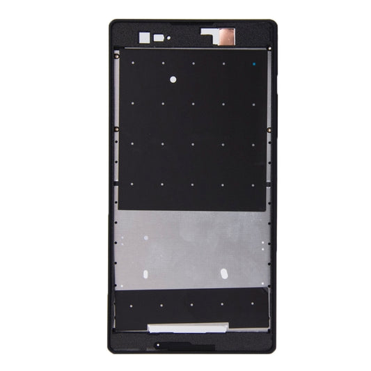 Front Housing with Adhesive Sticker for Sony Xperia T2 Ultra(Black) by buy2fix