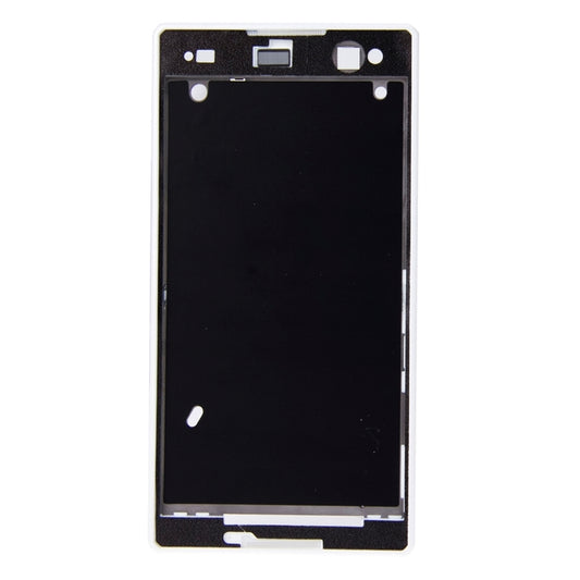 Front Housing with Adhesive for Sony Xperia C3(White) - Frame Bezel Plate by buy2fix | Online Shopping UK | buy2fix