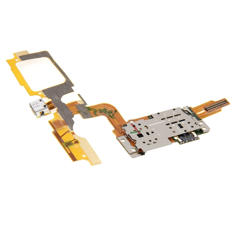 For Vivo X5Max V & X5Max+ Charging Port Flex Cable + SIM Card Reader Contact - Flex Cable by buy2fix | Online Shopping UK | buy2fix
