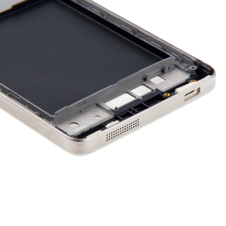 Front Housing LCD Frame Bezel Plate for Xiaomi Mi 4(Silver) - Frame Bezel Plate by buy2fix | Online Shopping UK | buy2fix