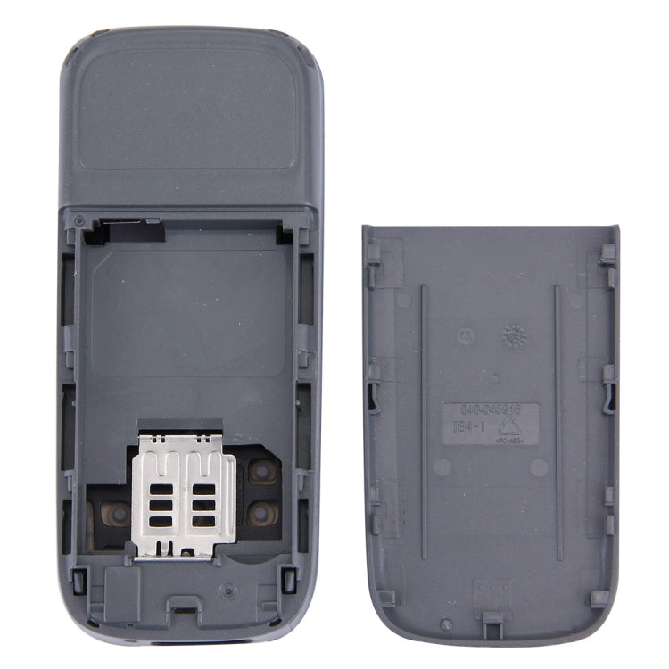Full Housing Cover (Front Cover + Middle Frame Bezel + Battery Back Cover) for Nokia 1200 / 1208 / 1209(Black) - Full Housing Cover by buy2fix | Online Shopping UK | buy2fix