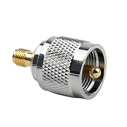 UHF Male to SMA Female Connector RF Coaxial Adapter by buy2fix
