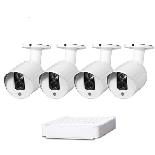 N4B3-Mini/L 4Ch 720P P2P ONVIF 1.0 Mega Pixel IP Camera NVR Kit, Support Night Vision / Motion Detection, IR Distance: 20m by buy2fix