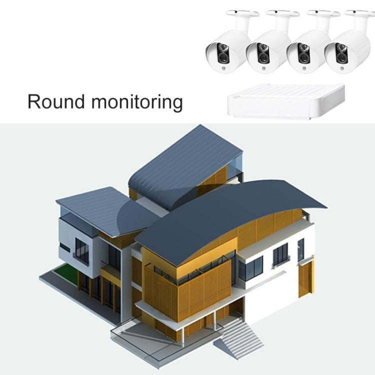 N4B3-Mini/L 4Ch 720P P2P ONVIF 1.0 Mega Pixel IP Camera NVR Kit, Support Night Vision / Motion Detection, IR Distance: 20m by buy2fix