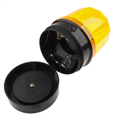 6-LED Flash Strobe Warning Light for Auto Car with Strong Magnetic Base (Yellow + Black) - Warning Lights by buy2fix | Online Shopping UK | buy2fix