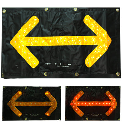 30 LED Car Safety Hazard Traffic Two-way Arrow Direction with Key Indicator Switch Signal Sign - Warning Lights by buy2fix | Online Shopping UK | buy2fix