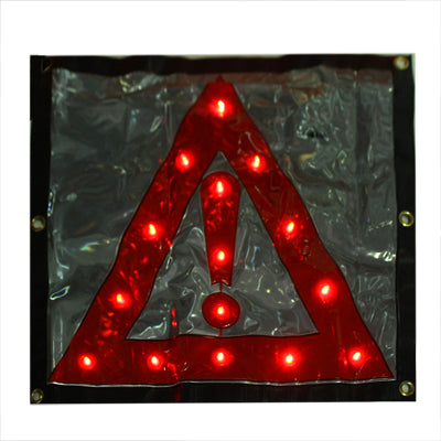 15LED Triangle Emergency Car Warning Safety Traffic Sign Red - Warning Lights by buy2fix | Online Shopping UK | buy2fix