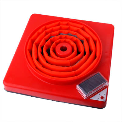 3-LED Solar Lift Traffic Safety Warning Road Cones, Height: 56cm - Warning Lights by buy2fix | Online Shopping UK | buy2fix
