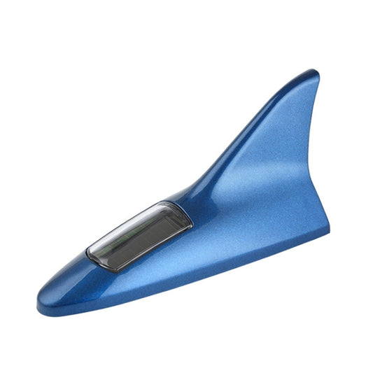 Solar Shark Fin High-positioned Alarm Light(Blue) by buy2fix
