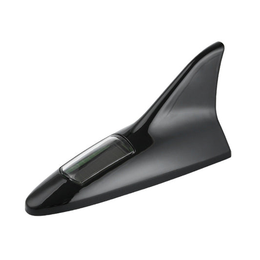Solar Shark Fin High-positioned Alarm Light(Black) by buy2fix