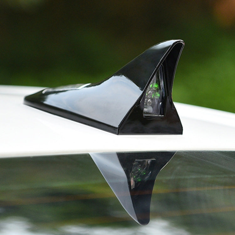 Solar Shark Fin High-positioned Alarm Light(Black) - Warning Lights by buy2fix | Online Shopping UK | buy2fix
