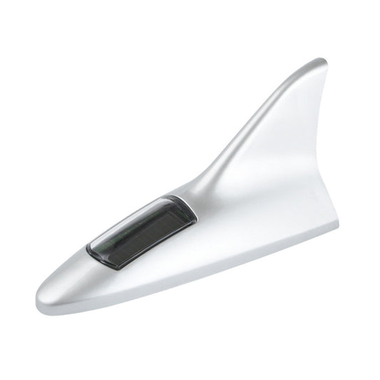 Solar Shark Fin High-positioned Alarm Light(Silver) by buy2fix